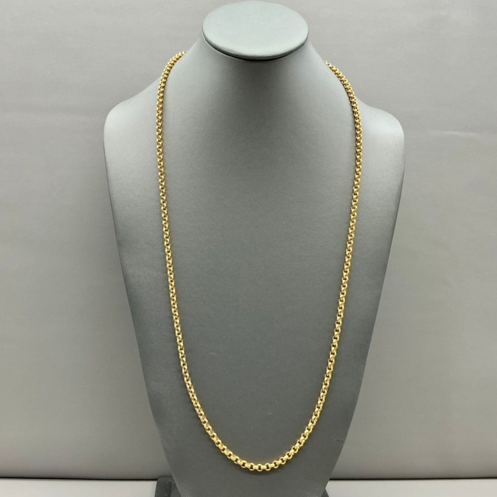 Nolan Miller Necklace Women Gold Tone Rolo Chain Classic Elegant 24 Inch Long